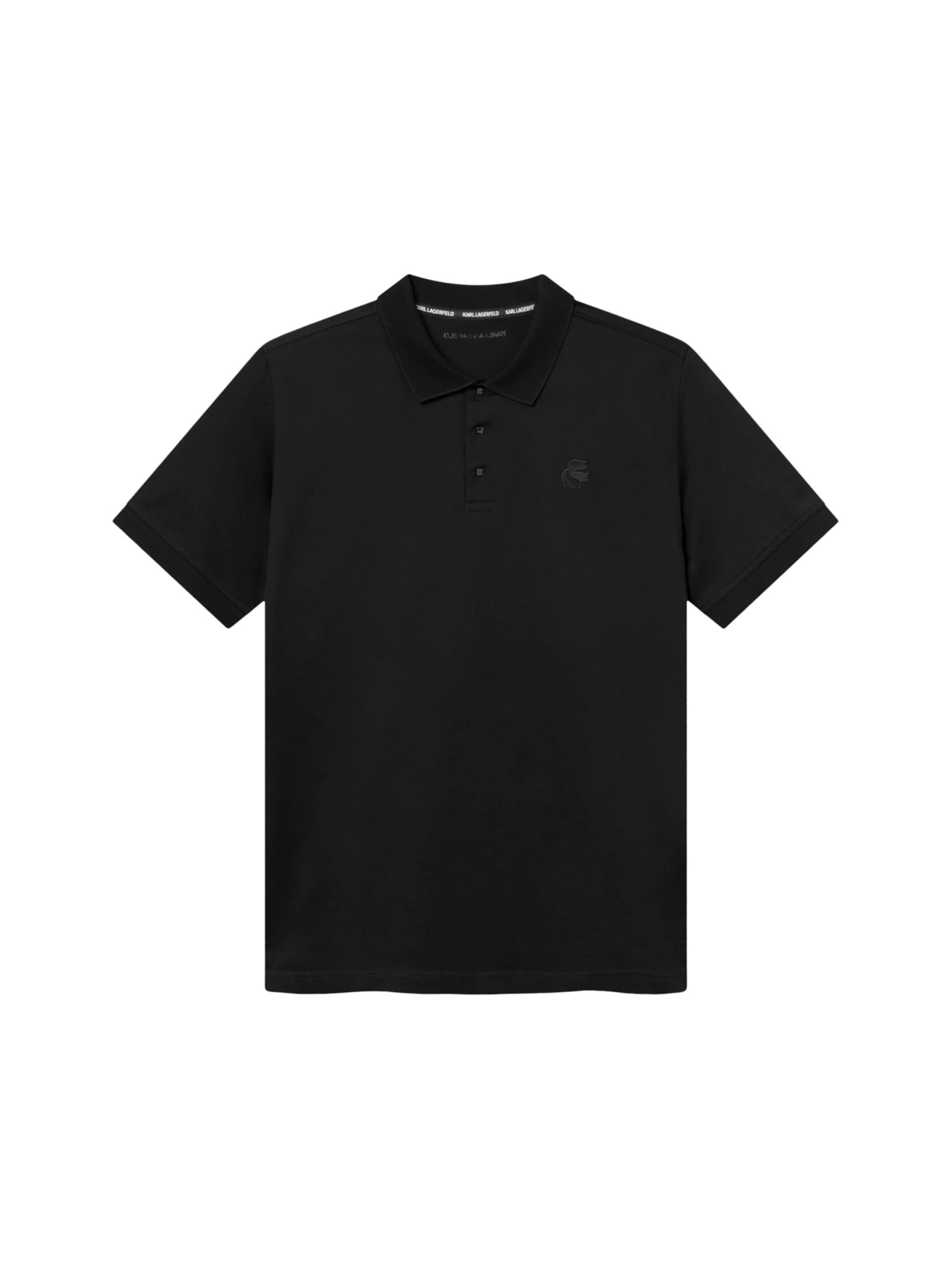 Karl Lagerfeld Shirt ' 745000 ' in Zwart: voorkant