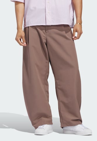 Barrel Pantaloni cutați de la ADIDAS ORIGINALS pe maro: față