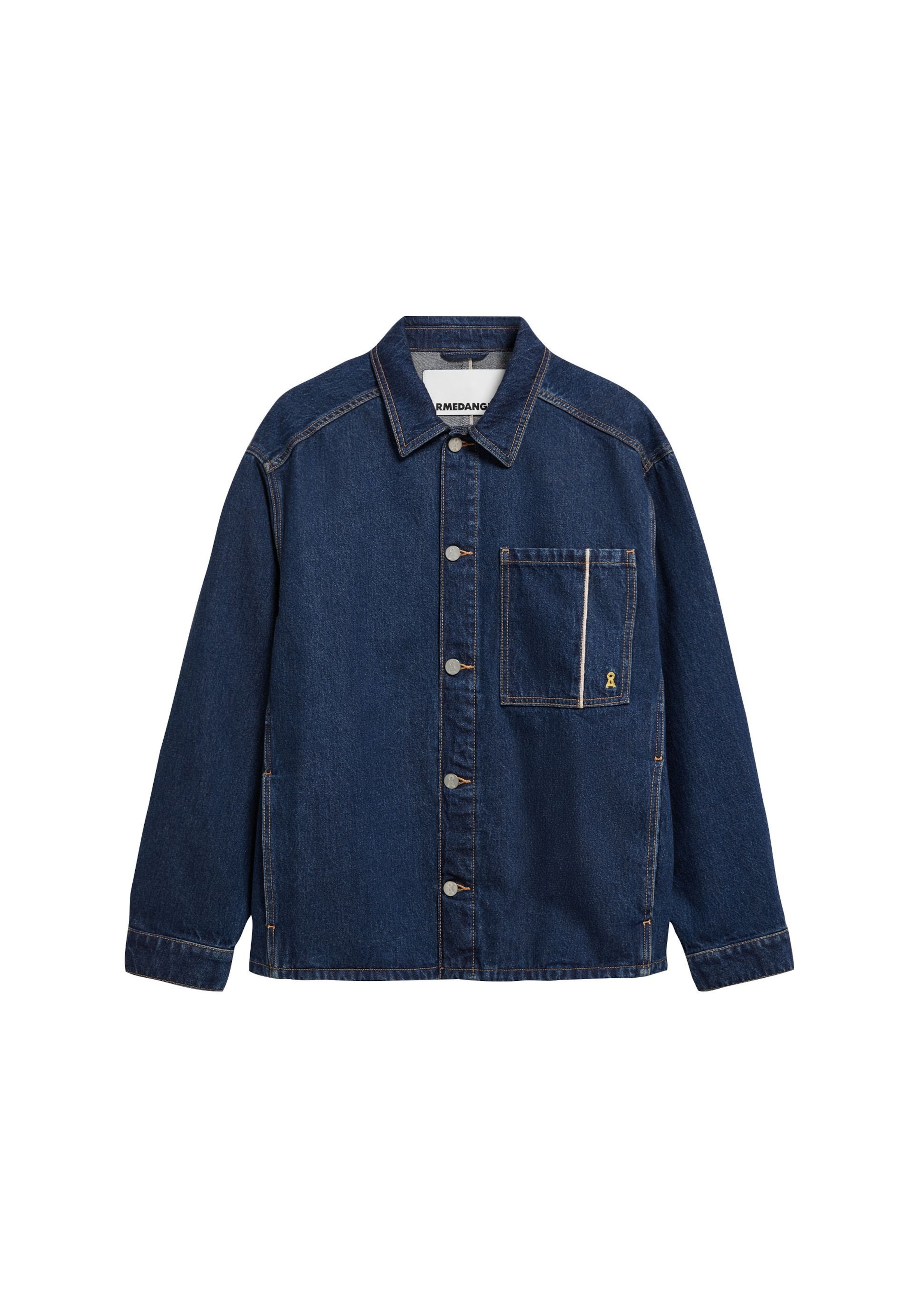 Veste mi-saison ARMEDANGELS en bleu : devant