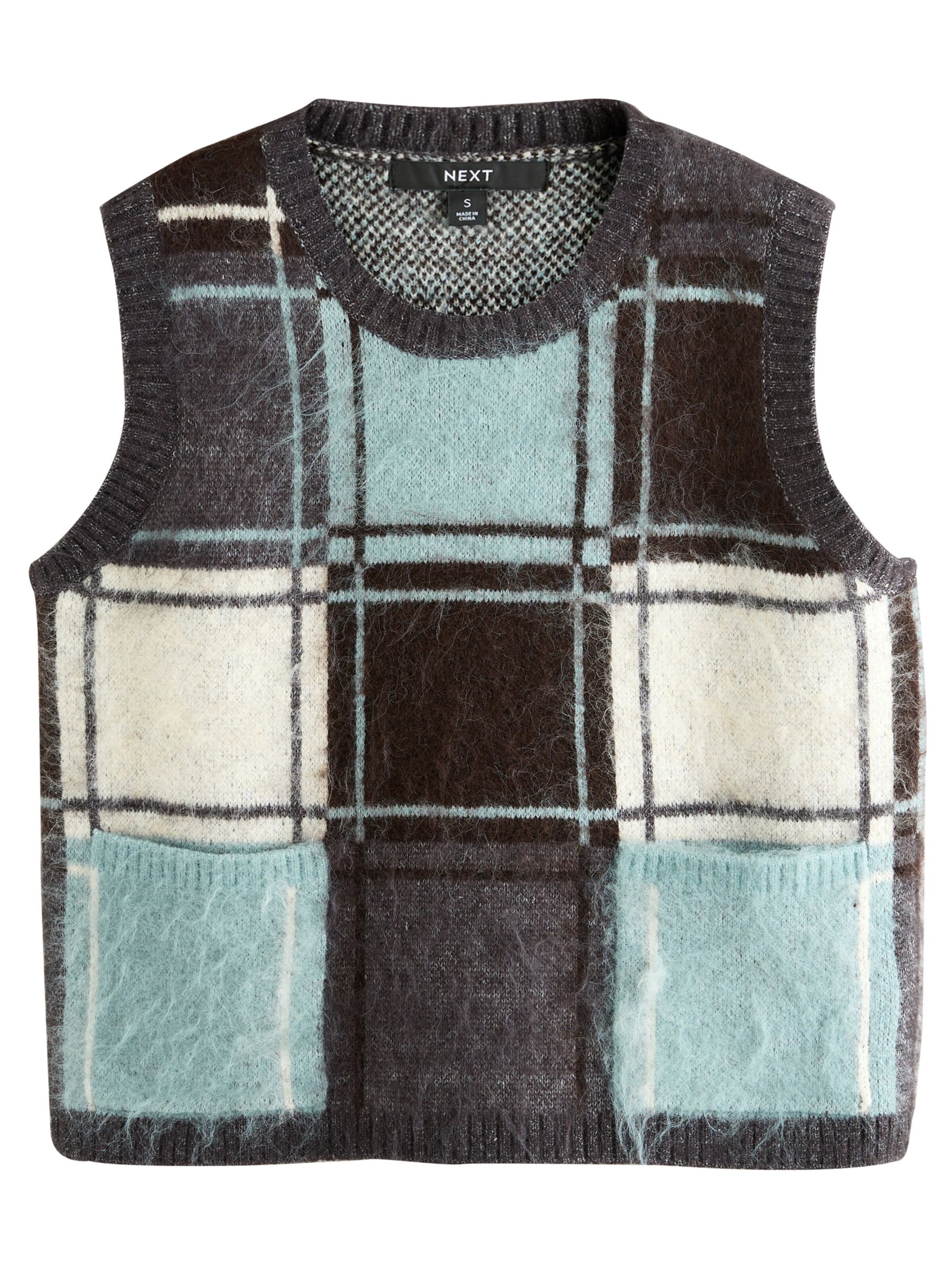 Next Svetr – modrá: přední strana