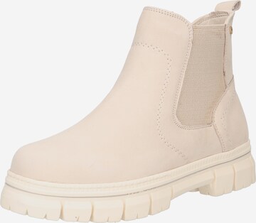 Chelsea Boots Tamaris Comfort en beige : devant