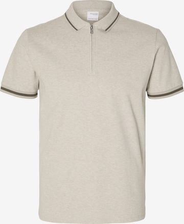 SELECTED HOMME T-shirt 'Toulouse' i beige: framsida
