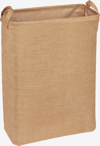 Wenko Laundry Basket 'Juna' in Brown: front