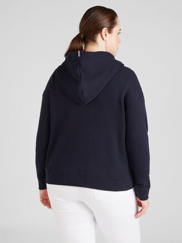 Tommy Hilfiger Curve Sweatjacke in Blau