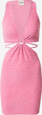 ABOUT YOU x Laura Giurcanu Nyári ruhák 'Emelie' - rózsaszín: elől