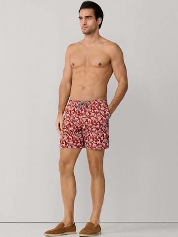 Hackett London Swimming shorts 'Fauna' in Red