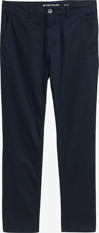 TOM TAILORregular Chino hlače - plava boja: prednji dio
