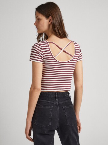 Pepe Jeans Top 'BABETTE' in Weiß