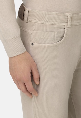 Coupe slim Pantalon Boggi Milano en beige