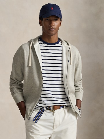 Veste de survêtement Polo Ralph Lauren en beige : devant