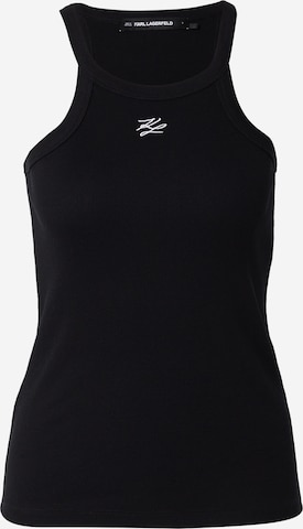 Karl Lagerfeld Τοπ σε μαύρο: μπροστά