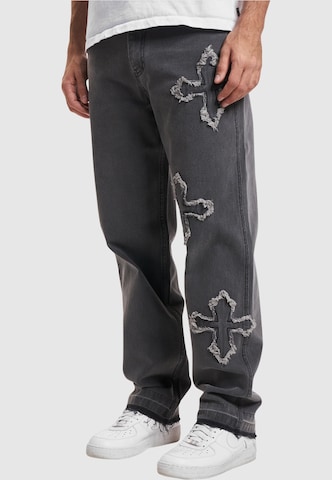 Karl Kani Boot cut Jeans in Grey: front