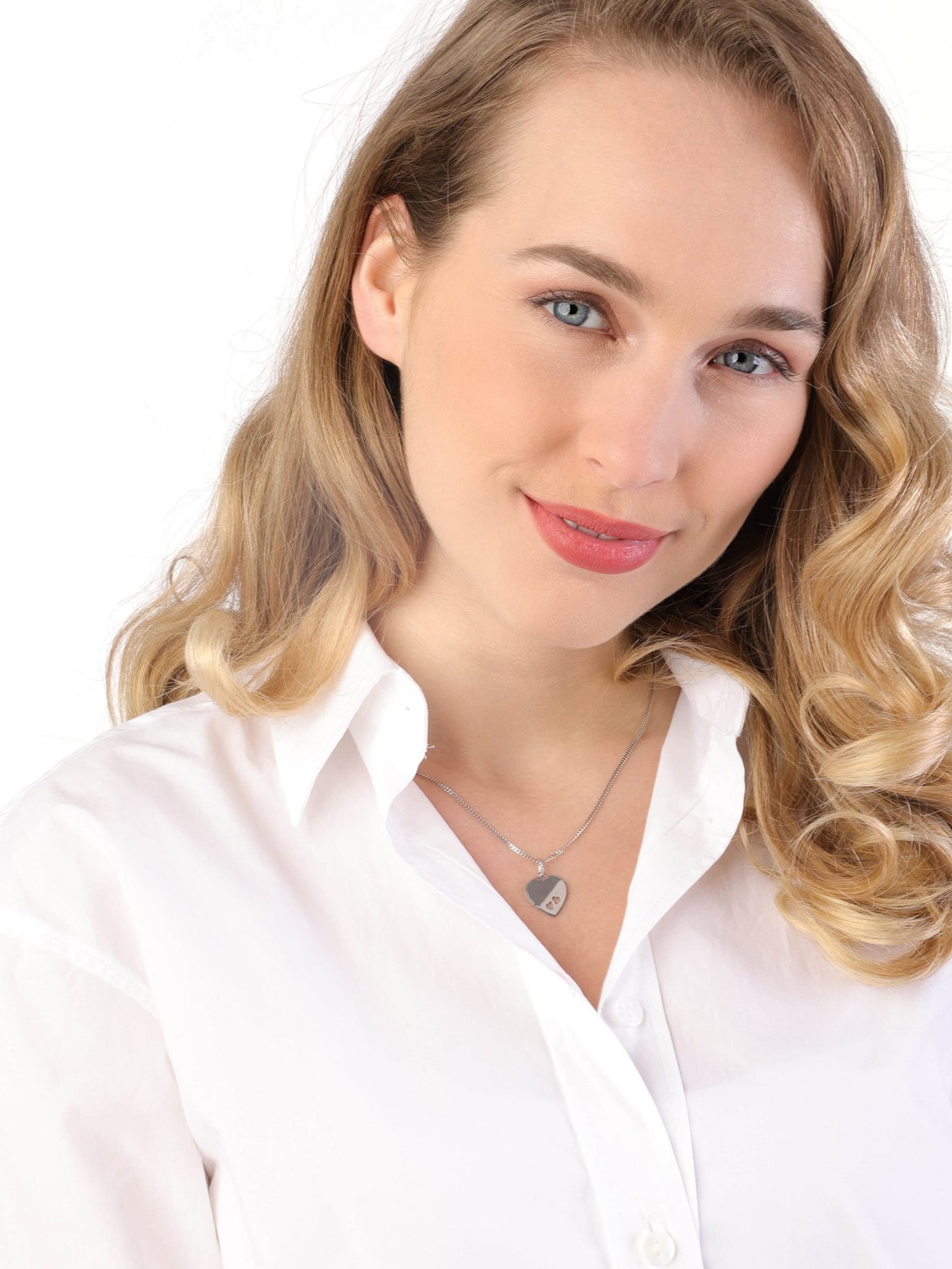 Lucardi Hangers in Zilver: voorkant