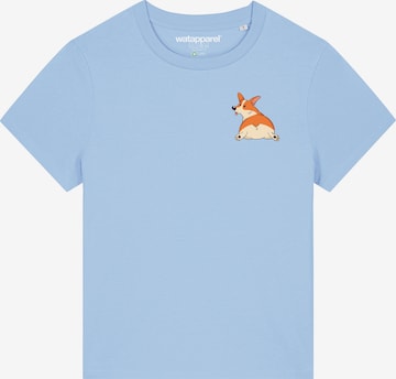 Watapparel Shirt 'Corgi' in Blue: front