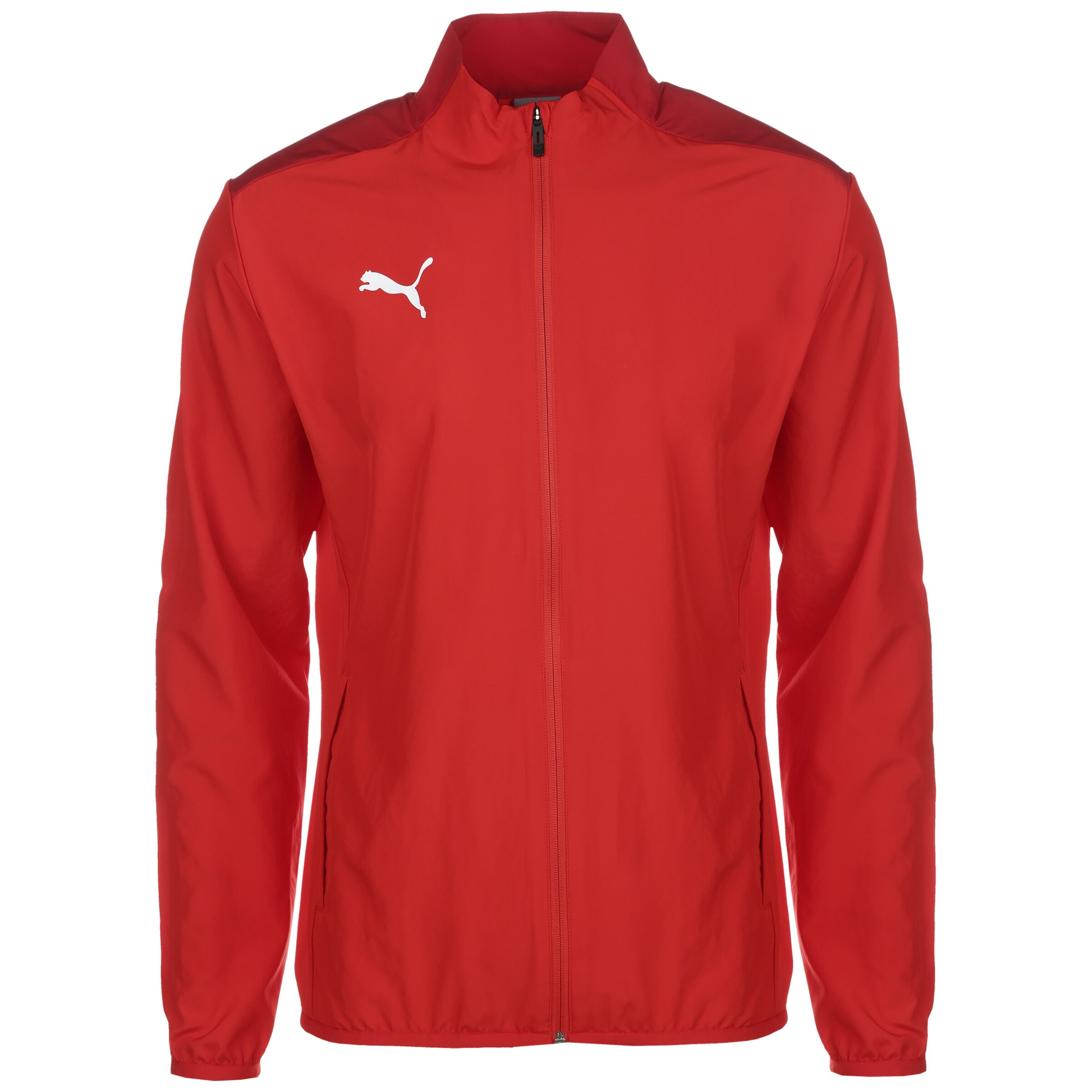 PUMA Athletic Jacket 'TeamGOAL 23' in Red: front