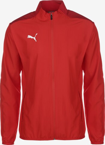 PUMA Athletic Jacket in Red: front