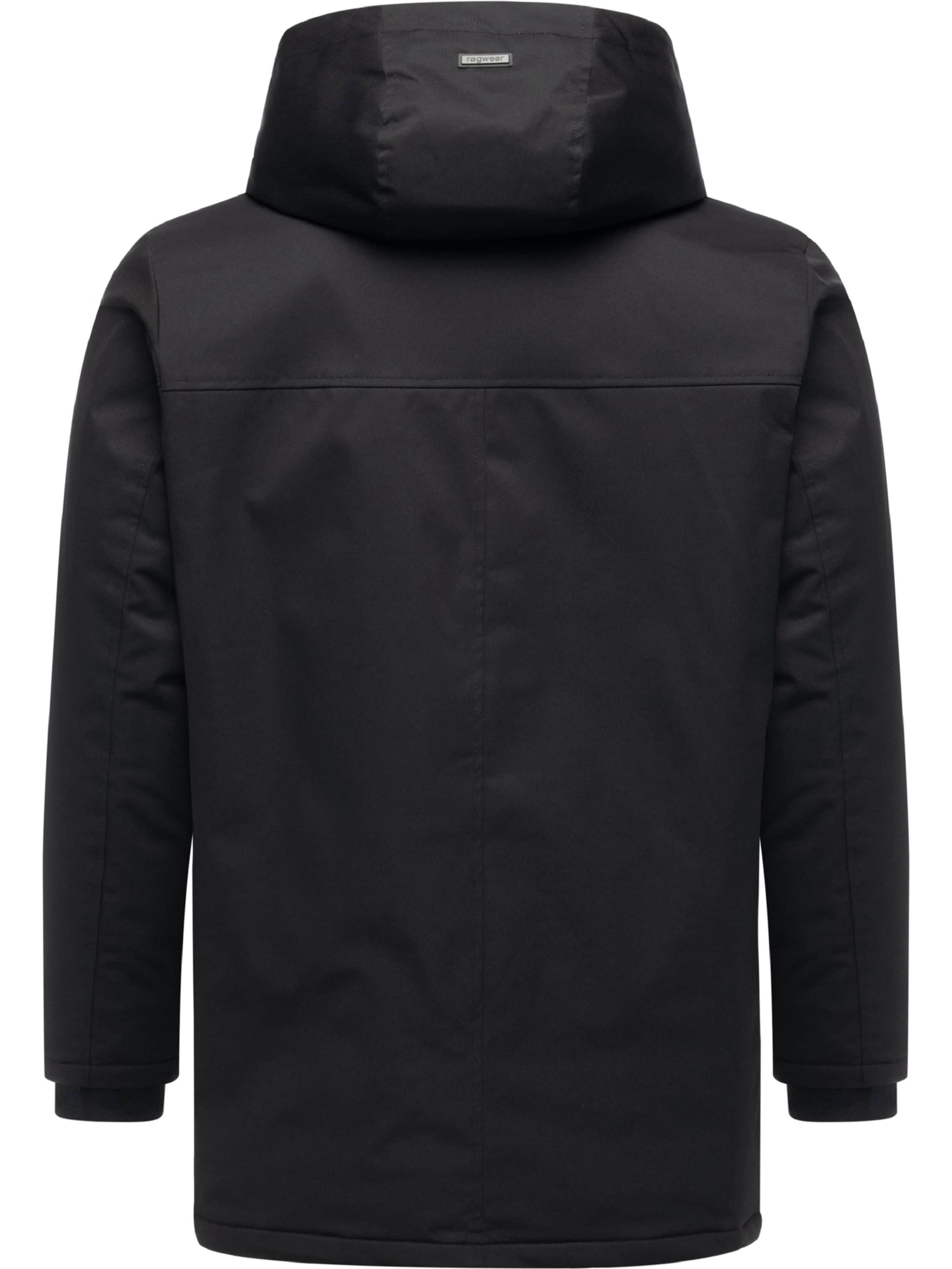 Ragwear Zimný kabát 'Parcan Twill' - Čierna