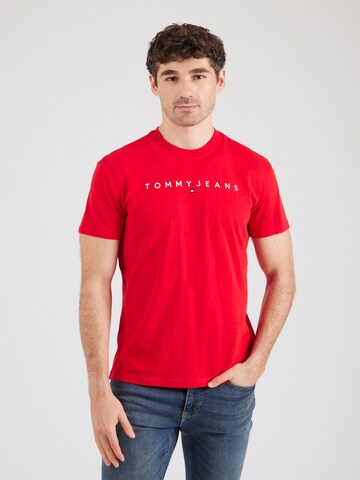 Tommy Jeans Koszulka w kolorze czerwony: przód
