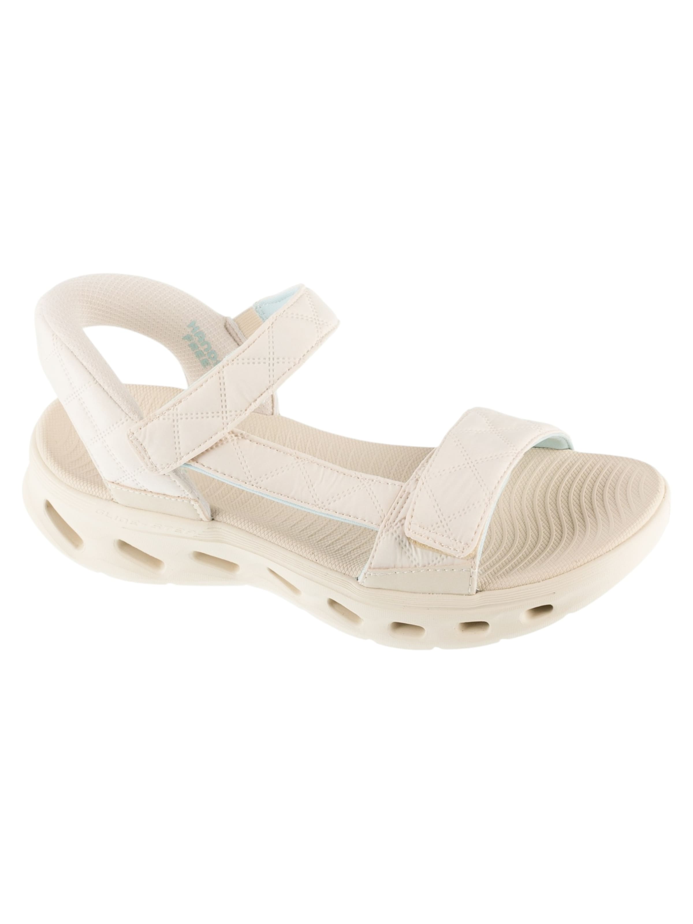 SKECHERS Sandale 'Skechers : GO Walk Glide-Step 2.0'‌ in Beige: Vorderseite