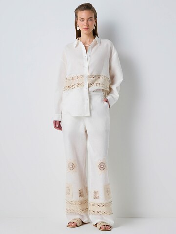 Ipekyol Wide leg Pants ' Fisto' in White