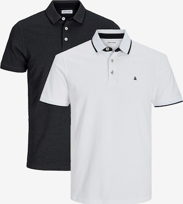 JACK & JONES Shirt 'Paulos - Slim Fit' in Zwart: voorkant