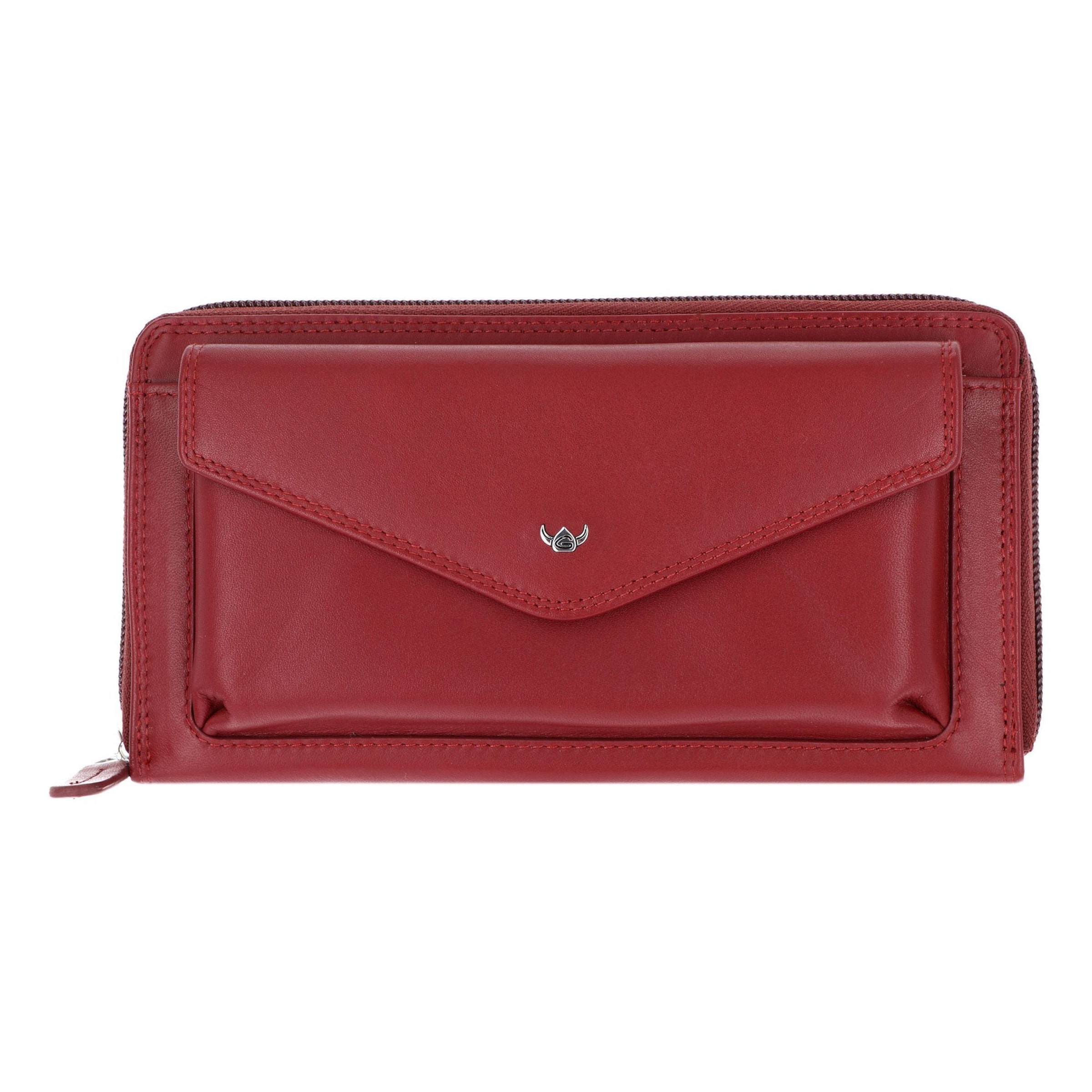 GOLDEN HEAD Portemonnee 'Polo ' in Rood: voorkant