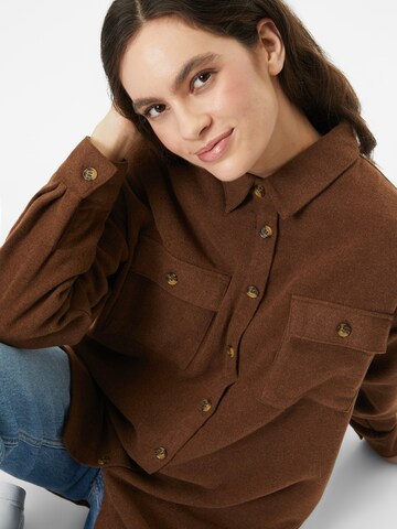 Noisy may Blouse 'FLANNY' in Brown