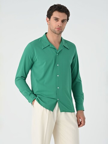 Antioch Slim fit Overhemd in Groen