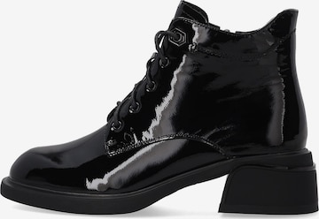 VENEZIA Schnürstiefelette in Schwarz: Vorderseite