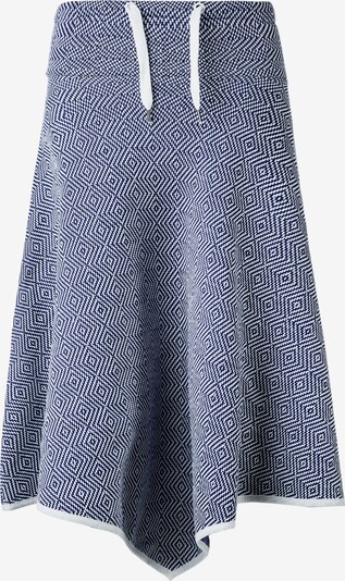 Weather Report Poncho 'GLORY W FLEECE' in navy, Produktansicht