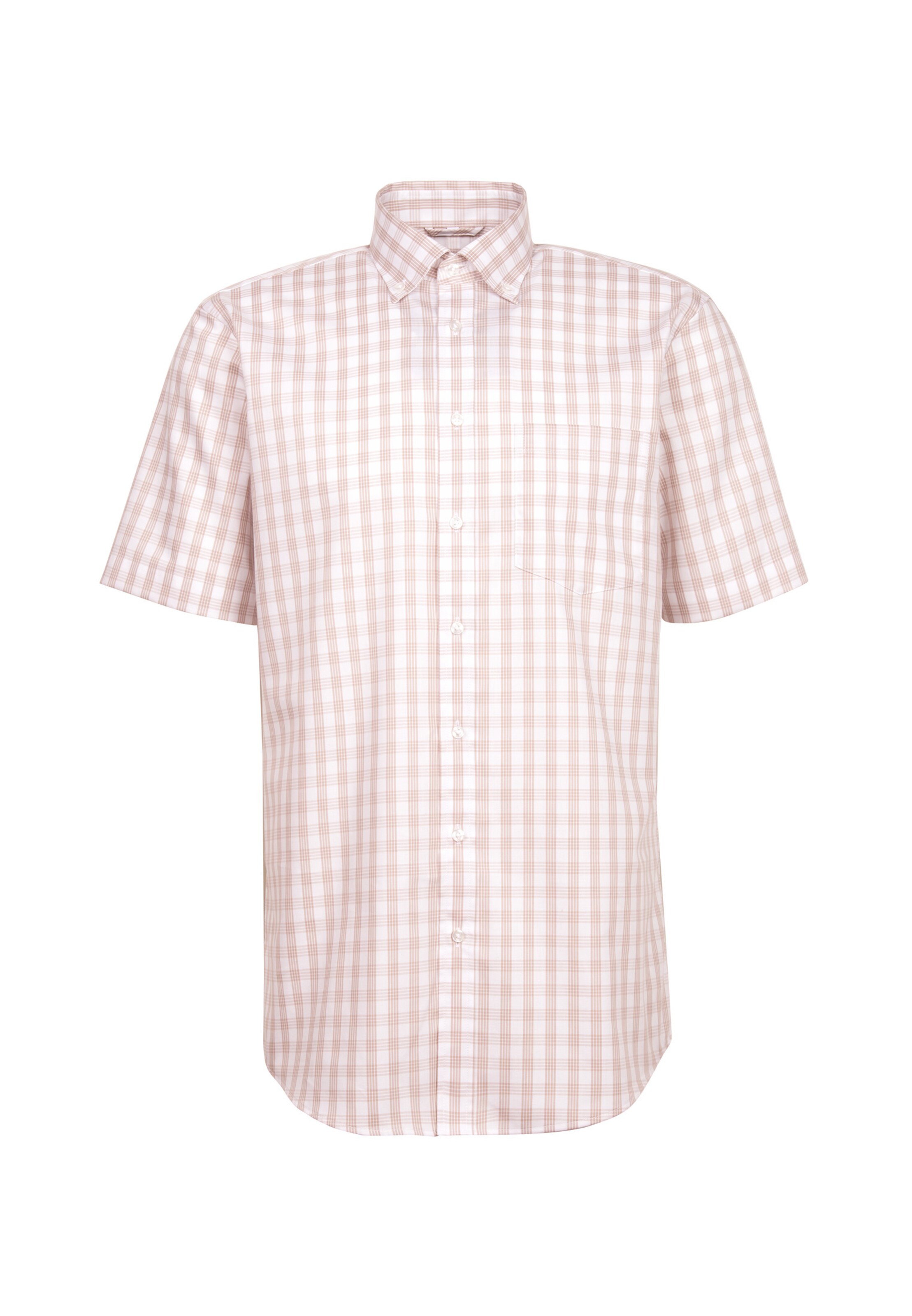 SEIDENSTICKER Regular fit Zakelijk overhemd in Oranje: voorkant