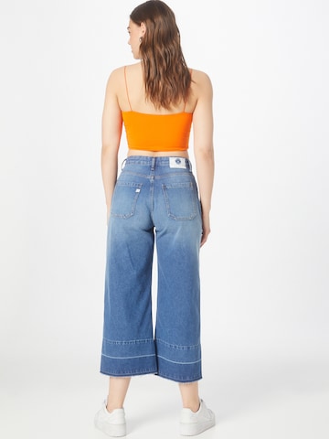 MUD Jeans Wide leg Jeans 'Sara Works' in Blauw