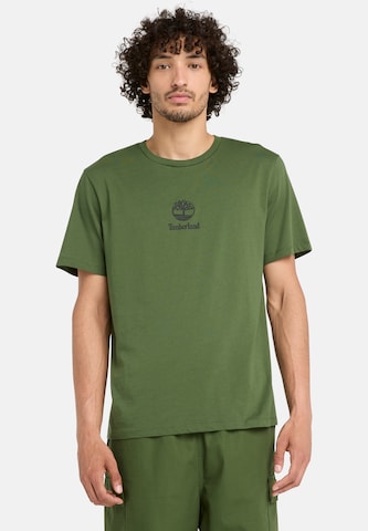 T-Shirt TIMBERLAND en vert : devant