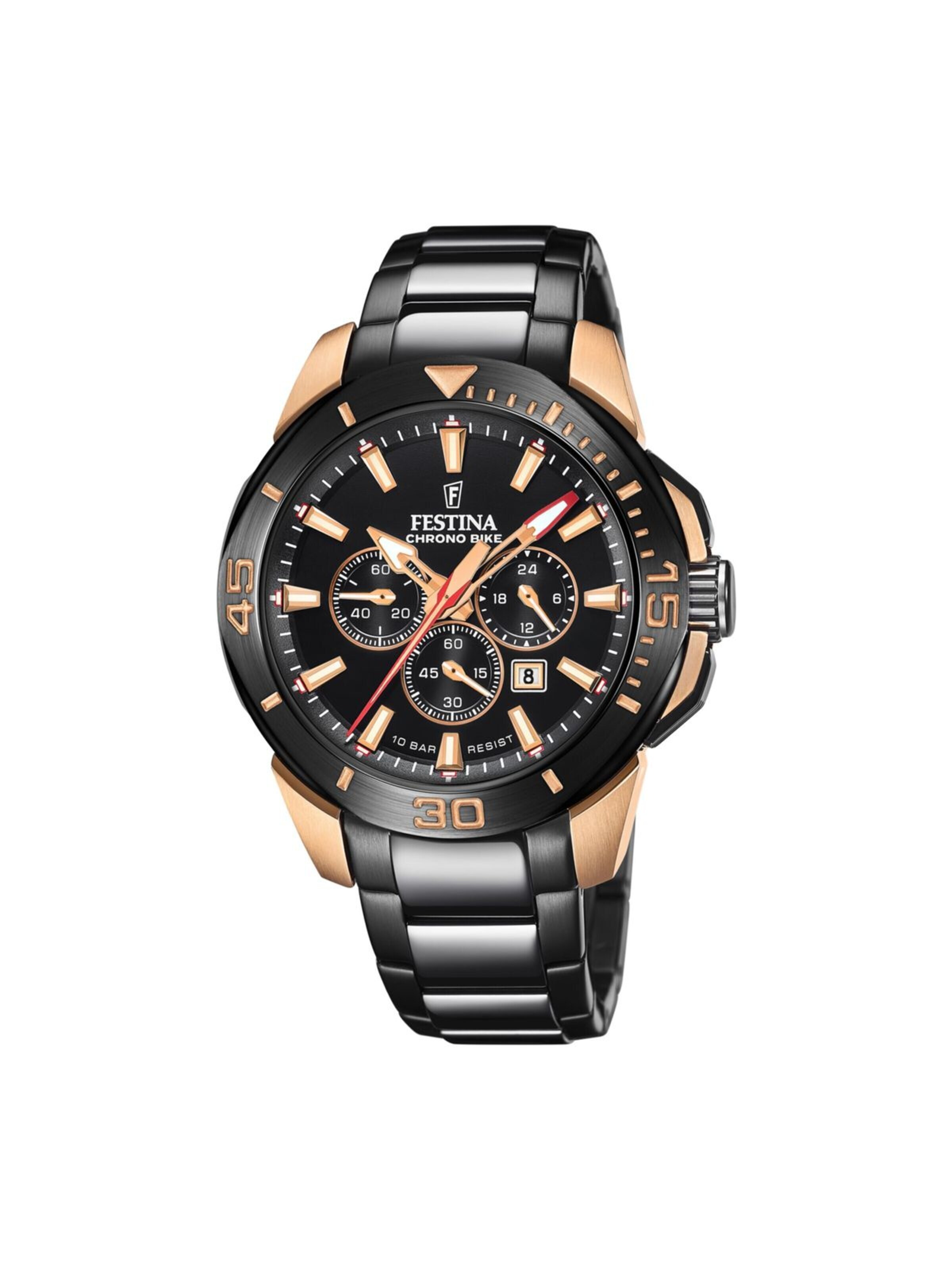 FESTINA Analogové hodinky 'Chronograph Special Edition' – černá: přední strana