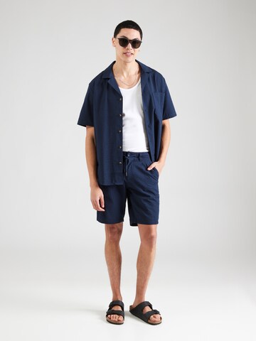 Coupe regular Chemise 'ONSEye' Only & Sons en bleu
