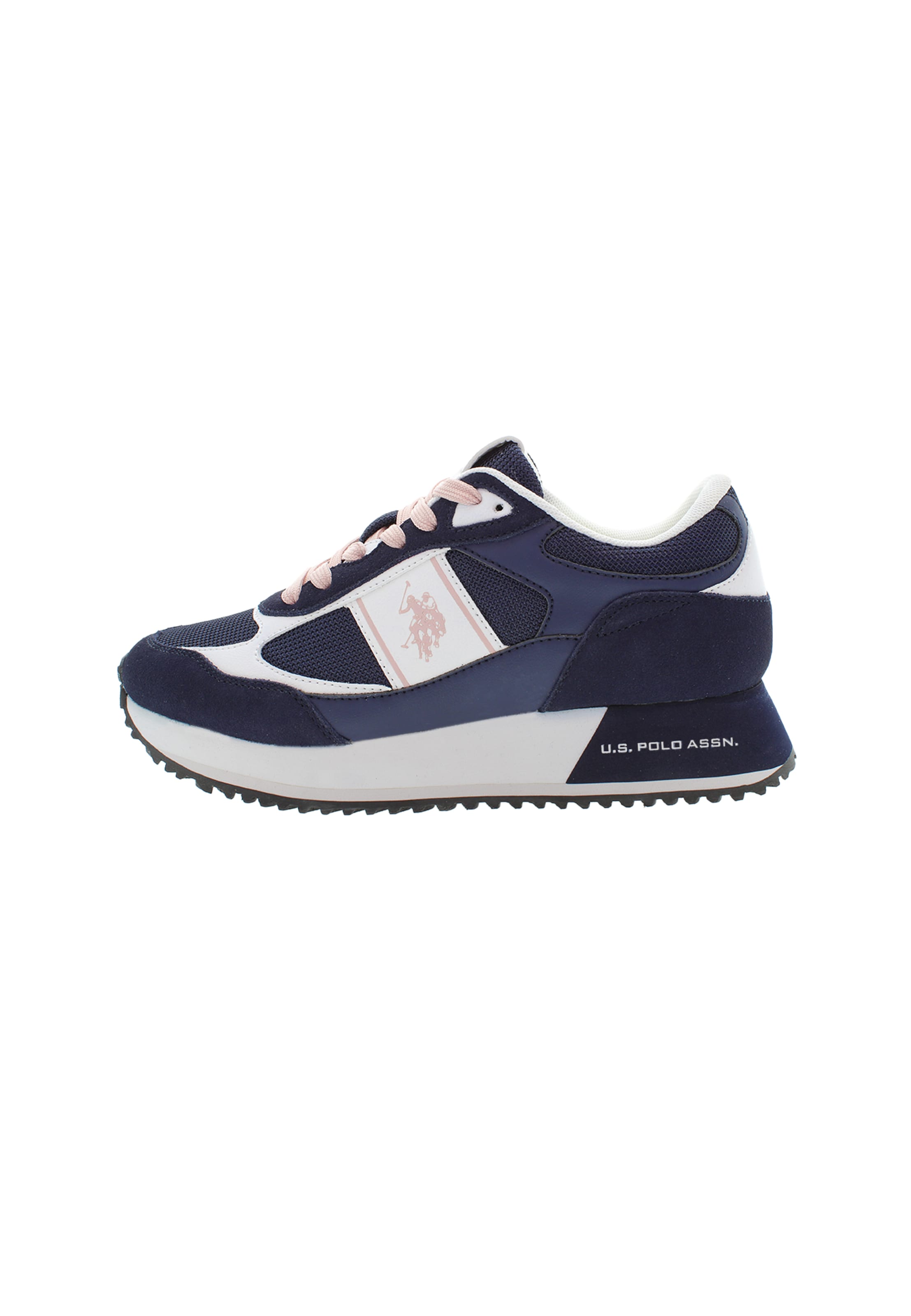 U.S. POLO ASSN. Sneakers laag in Blauw: voorkant