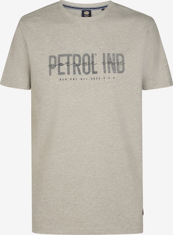 T-Shirt Petrol Industries en gris : devant
