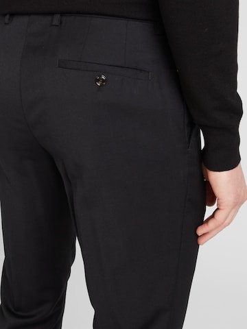 JOOP! Regular Pleated Pants 'Gun' in Black