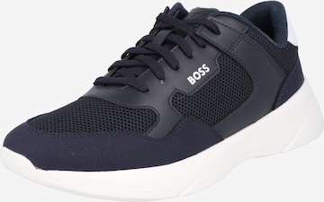 Sneaker bassa 'Dean' di BOSS in blu: frontale