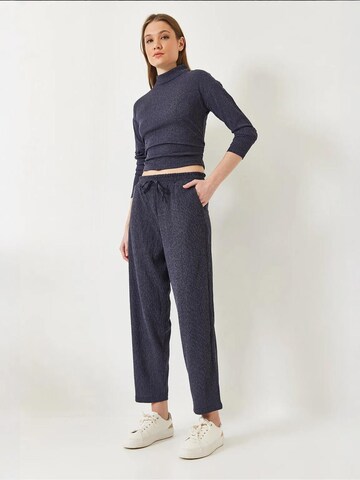 Bianco Lucci - Calças de fato em azul