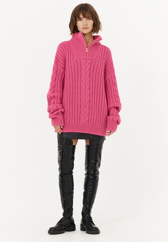 TOPTOP STUDIO Oversized Sweater in Pink