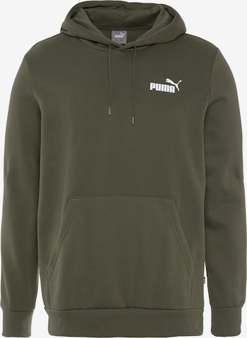 PUMA Athletic Sweatshirt in Green: front