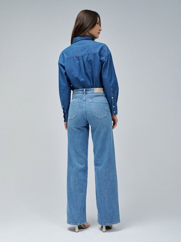 Salsa Jeans Wide leg Jeans 'Faith' in Blauw