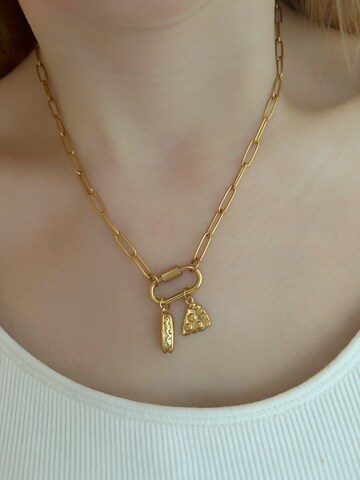 BEACH TO THE CITY Kette 'Paperclip' in Gold