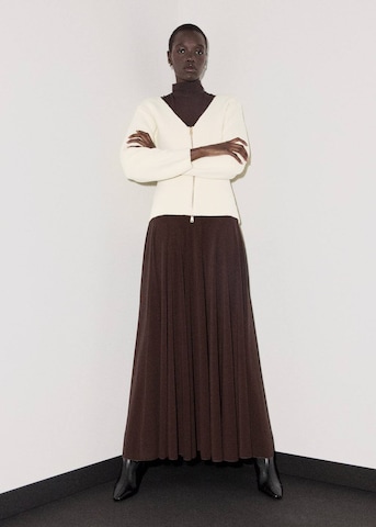 MANGO Strickjacke 'Chillida' in Beige: Vorderseite