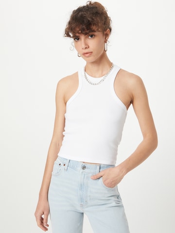 Top di Abercrombie & Fitch in bianco: frontale
