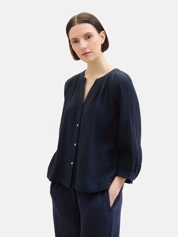 TOM TAILOR Blouse in Blue