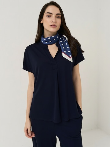 Camomilla Italia Shirt in Blauw: voorkant