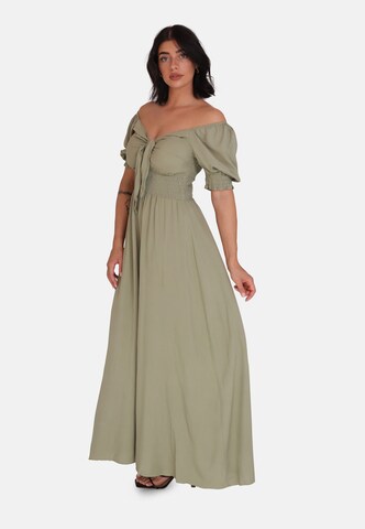 Elara Summer Dress in Green