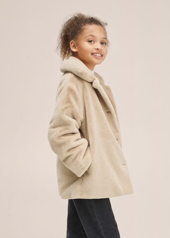 MANGO KIDS Coat in Brown